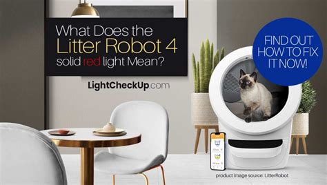 It was working fine until I attempted a firmware updated last night. . Litter robot 4 solid red light